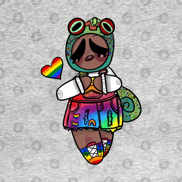 Lgbtq pride whoman by Shard Art